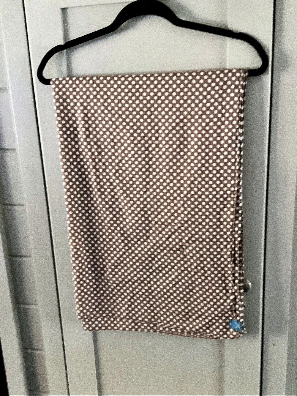 Joules Polka Dot Scarf in Brown & White Like New